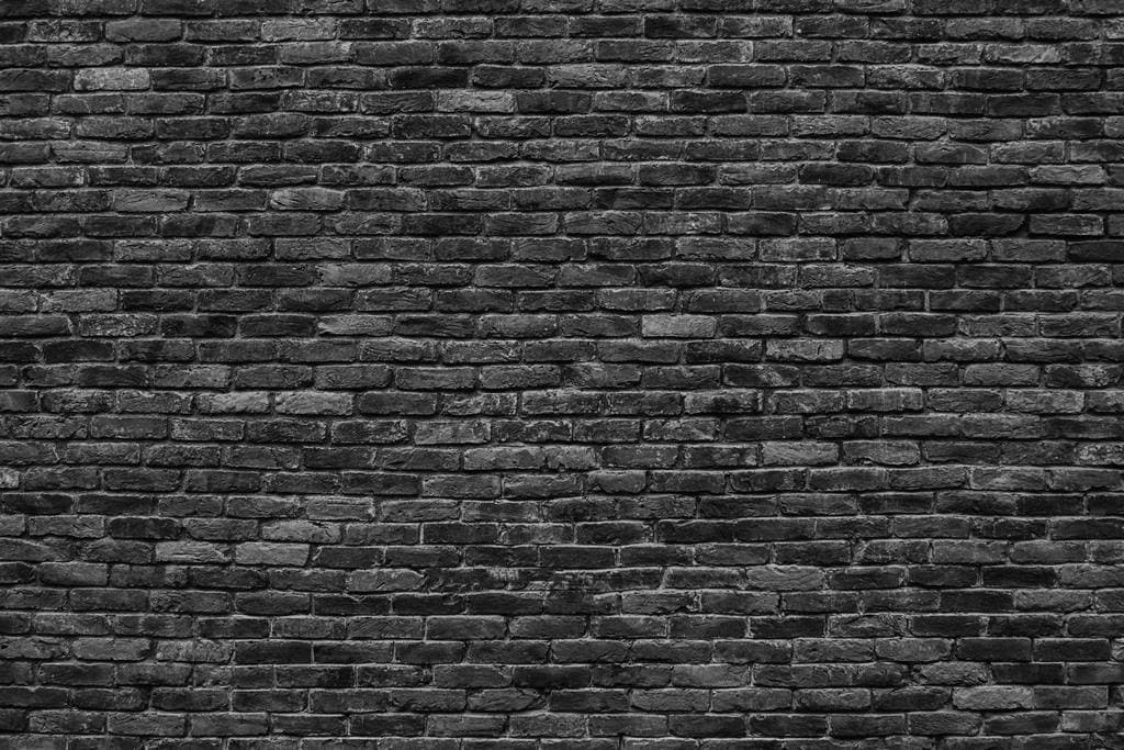 Black Brick Pattern Wallpaper pattern detail
