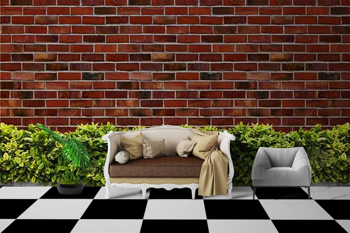 Normal Wall texture shown in a room