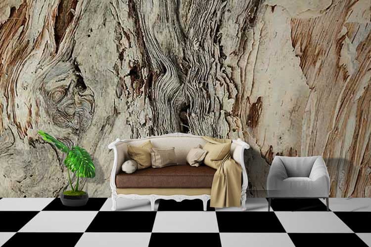 Tree Branch Exposed shown in a room