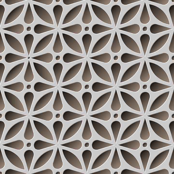 Flower pattern detail