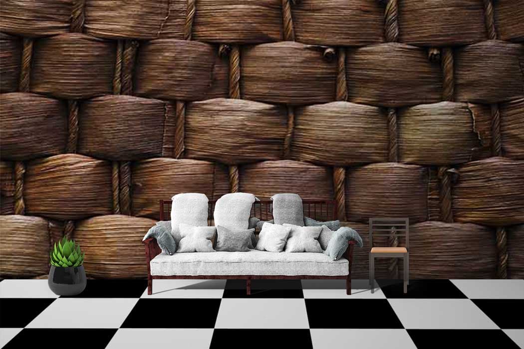 Overlaping Pattern shown in a room