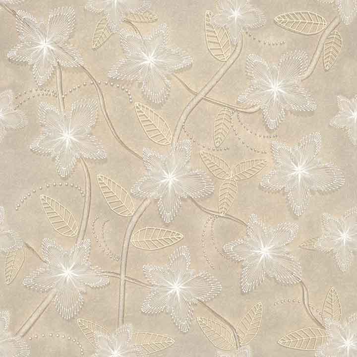 Shinning Flowers pattern detail