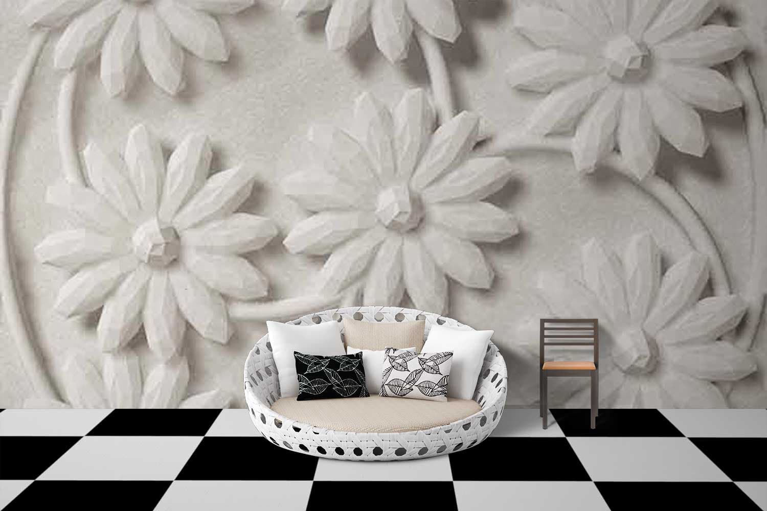 Floral Stone shown in a room