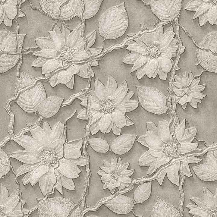 Paper Type Flower Print pattern detail