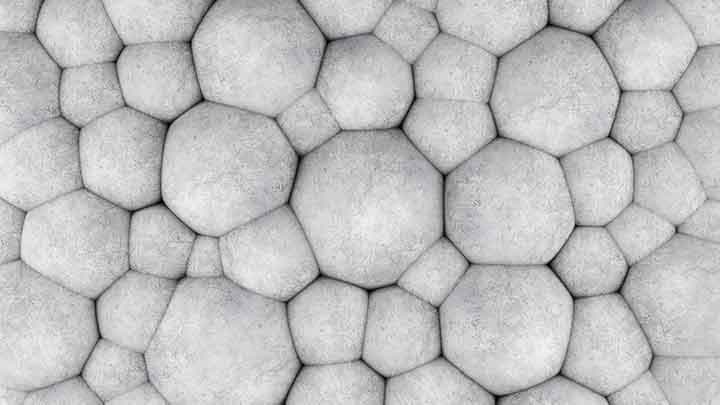 Stylish Hexagonal Pattern Wall Decor Wallpaper pattern detail