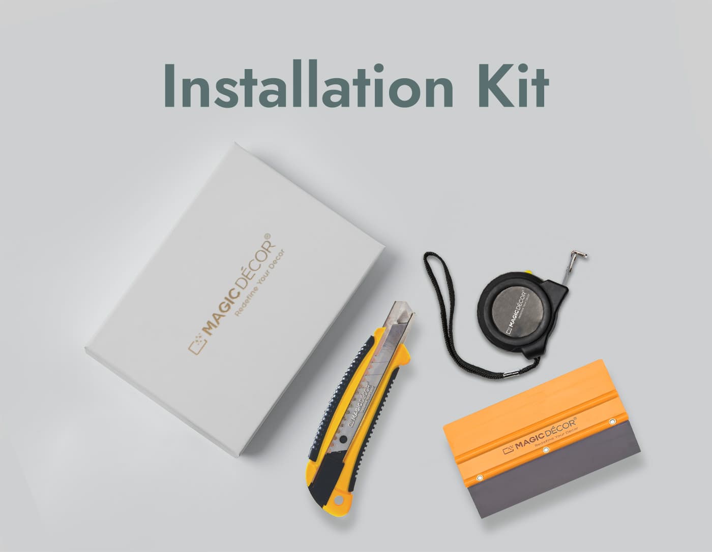 Wallpaper Installation Tools Kit 0 shown in a room