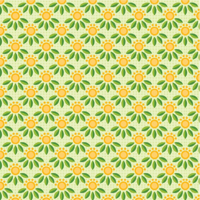 Tiny Indian Coloured Floral Pattern Wallpaper for Wall pattern detail