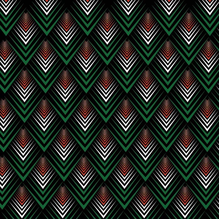 3D Effect Dark Olive Green Pattern Wallpaper for Wall pattern detail