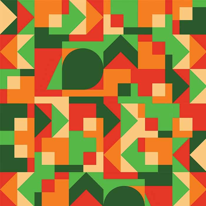 Indian Random Coloured Pattern Wallpaper for Wall pattern detail