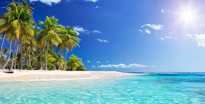 Island Blues Travel Wallpaper pattern detail