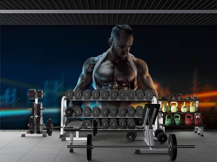 Douse of Dumbells shown in a room