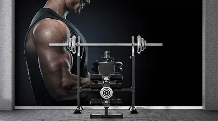 Power Dumbells shown in a room