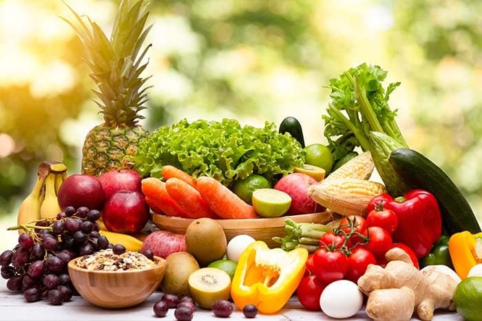 Fruits and Vegetables Wallpaper for Kitchen pattern detail