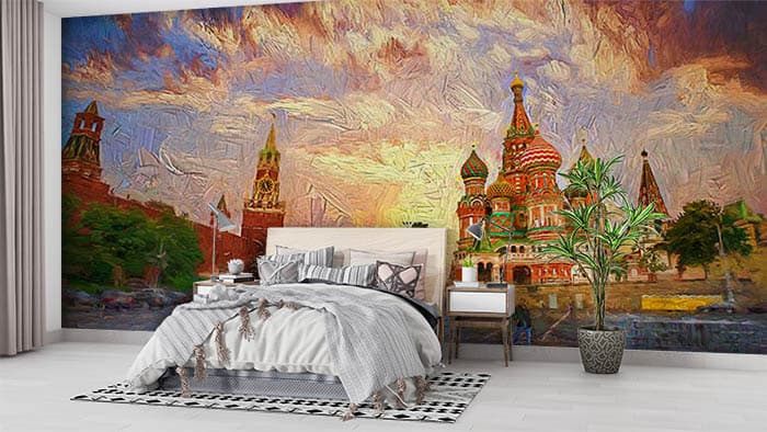 St. Basil's Cathedral shown in a room