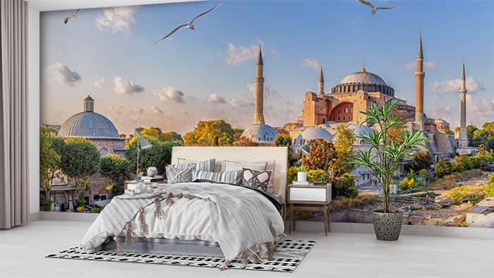 Hagia Sophia shown in a room
