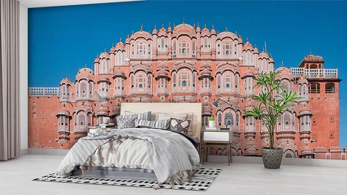 Hawa Mahal Wallpaper for Wall shown in a room