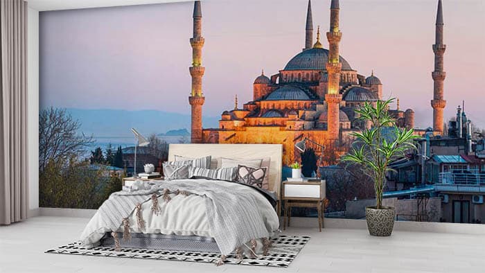 Ancient Mosque shown in a room