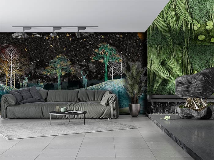 Turquoise Magic shown in a room