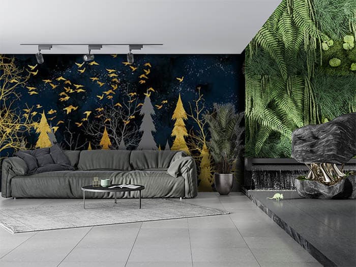 Midnight Glow shown in a room