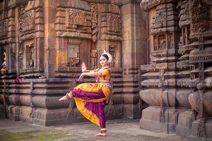 Odissi Pose pattern detail