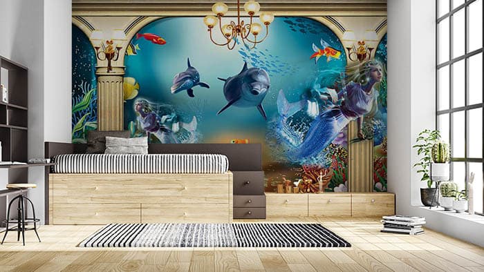 Mermaid's Love shown in a room