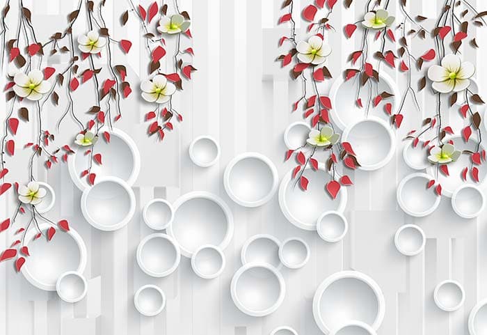 Rings on Wall pattern detail