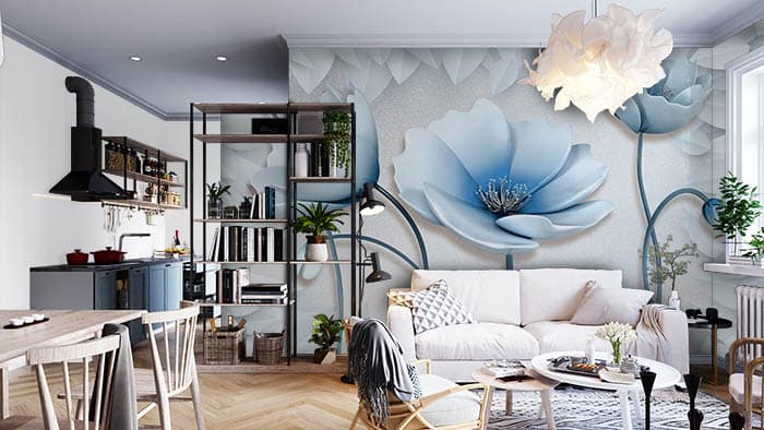 Blue Bunch shown in a room