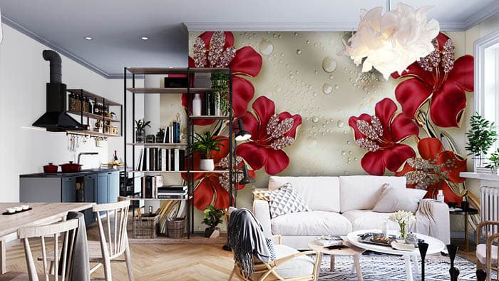 Red Jewel shown in a room
