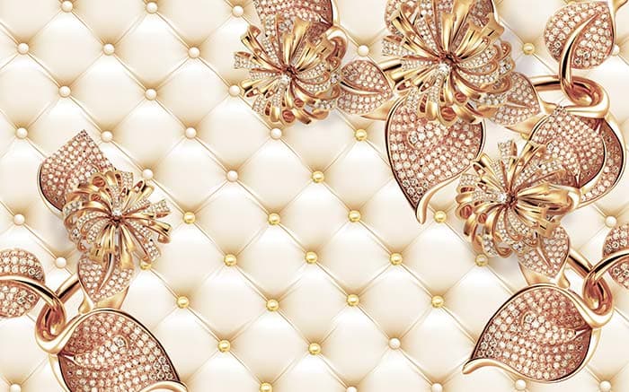 Bejeweled Mural pattern detail