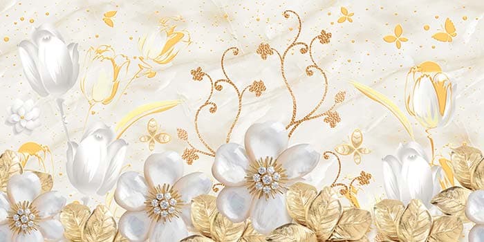 Pearl Petal pattern detail