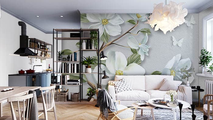 Jasmin Flow shown in a room