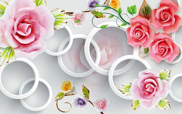 Ring Roses pattern detail