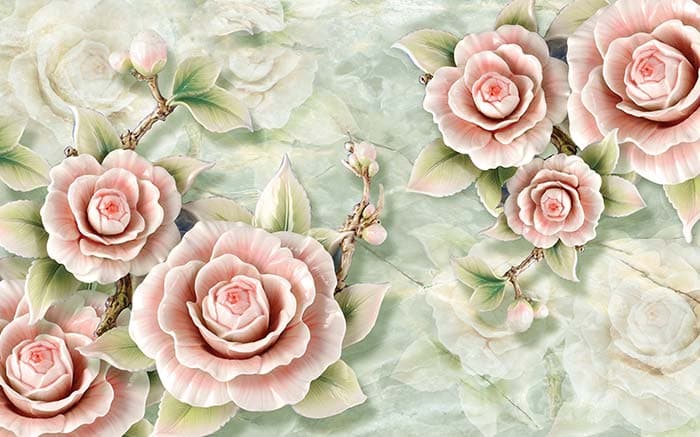 Rose Plays pattern detail
