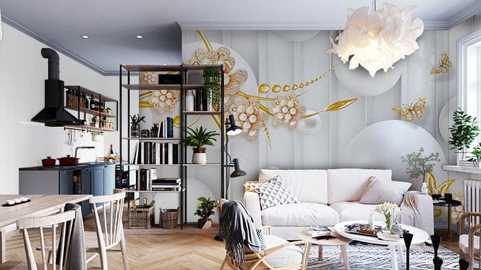 Pearl Spots shown in a room