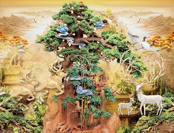 Tree House pattern detail