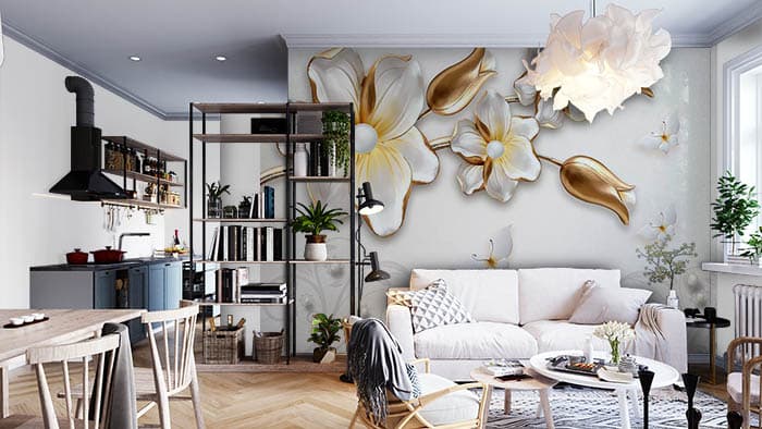 Pearl Blossom shown in a room