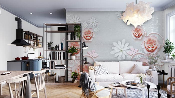 Diamond Blossom shown in a room