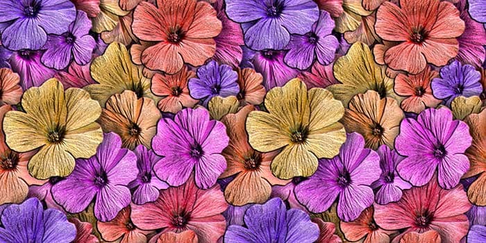 Abstract Florals pattern detail