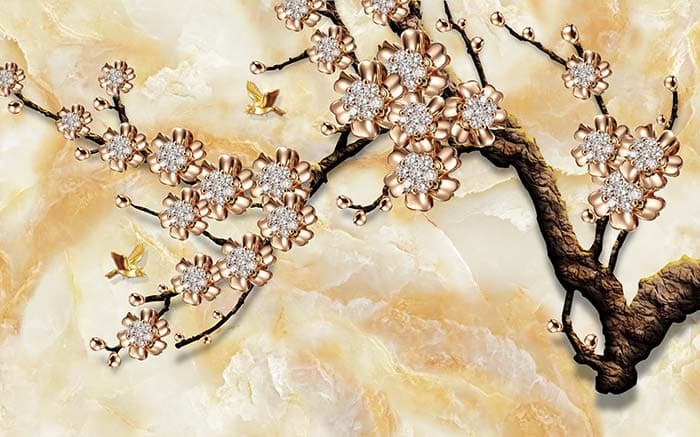 Jewel Tree pattern detail