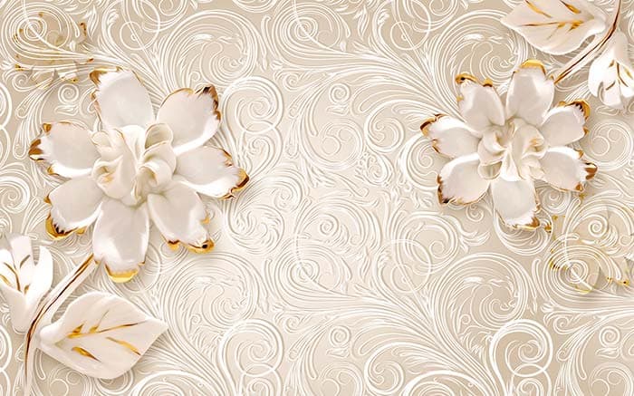 Abstract Floret pattern detail