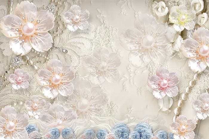 Abstract Floret pattern detail