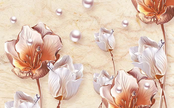 Oyster Floret pattern detail