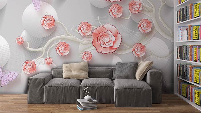 Floral Buds shown in a room