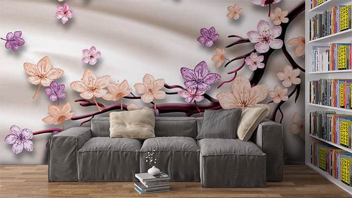 Floral Branch shown in a room