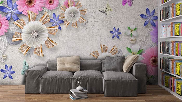Jewel Blossom shown in a room
