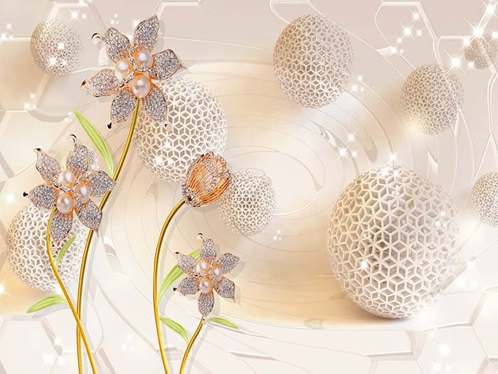 Jewels on a Branch pattern detail