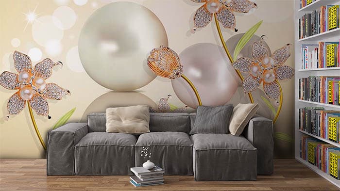 Pearl Blossom shown in a room