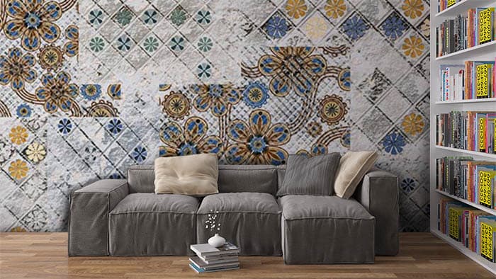 Carpet Floret shown in a room