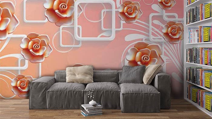 Peach Tint shown in a room