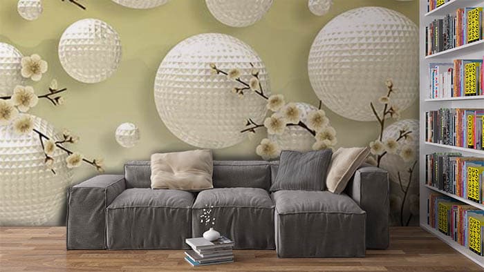 Hive Spheres shown in a room